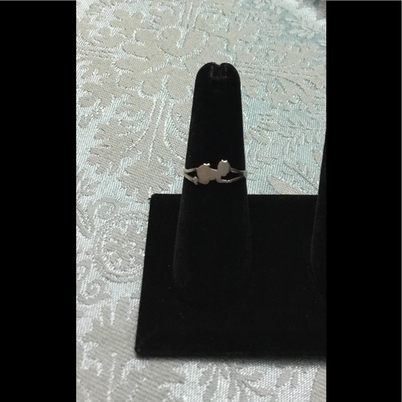 🌼 Vintage Sterling Silver Crawling Baby Ring Sz 6 - Picture 1 of 8